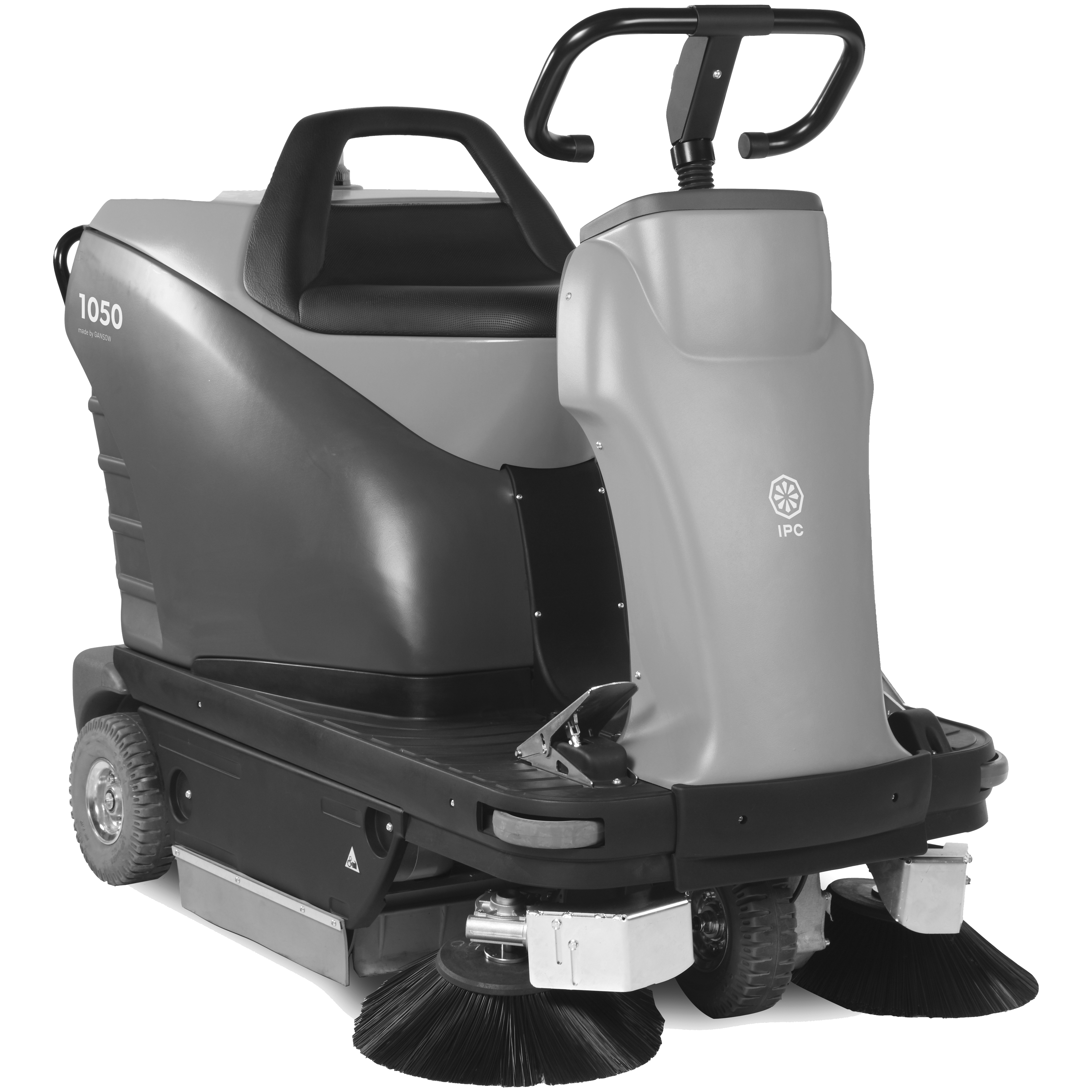 Occasion - Balayeuse-aspirante-autoportée IPC-Gansow 1050 DP - technologie hybride durable