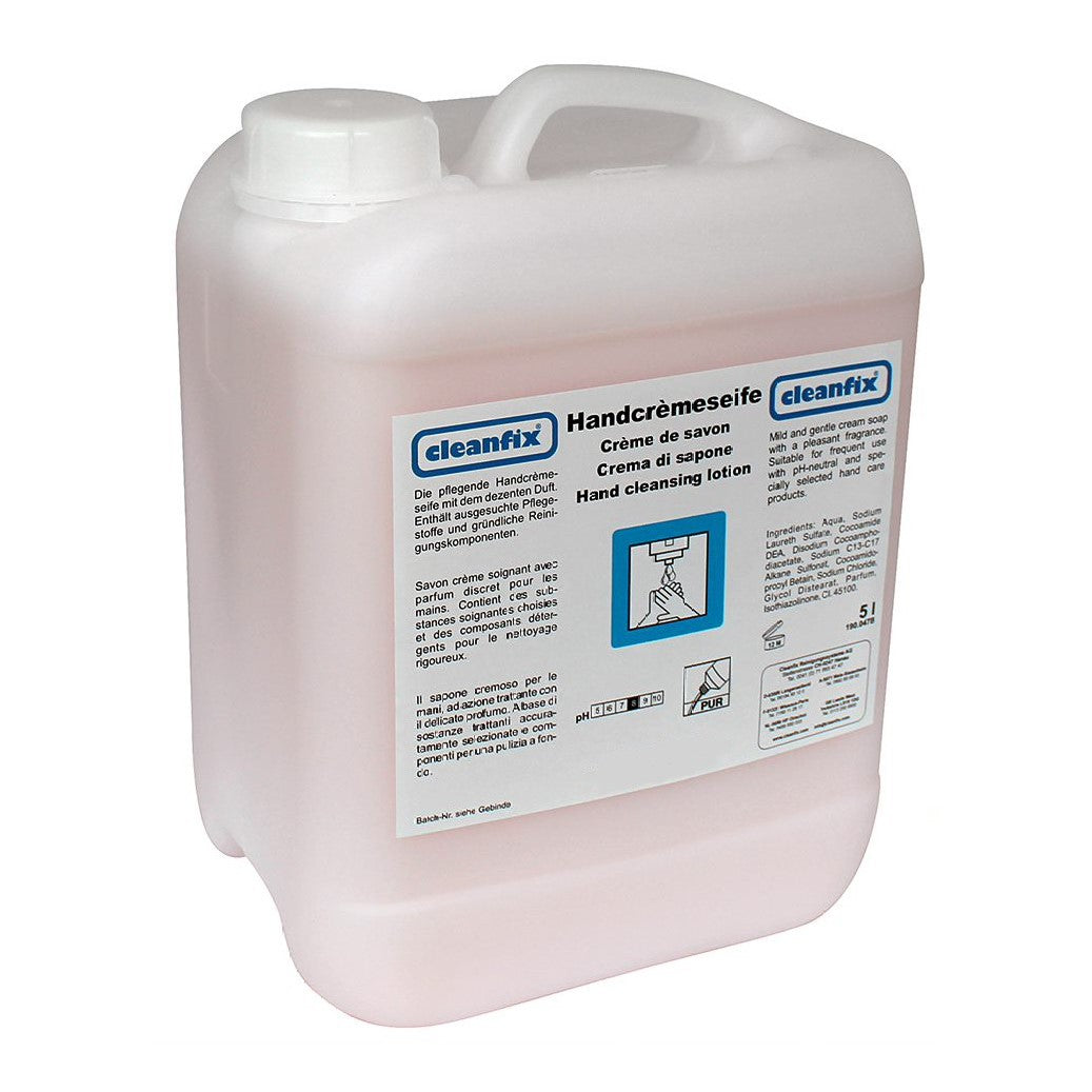 Savon crème pour les mains rose