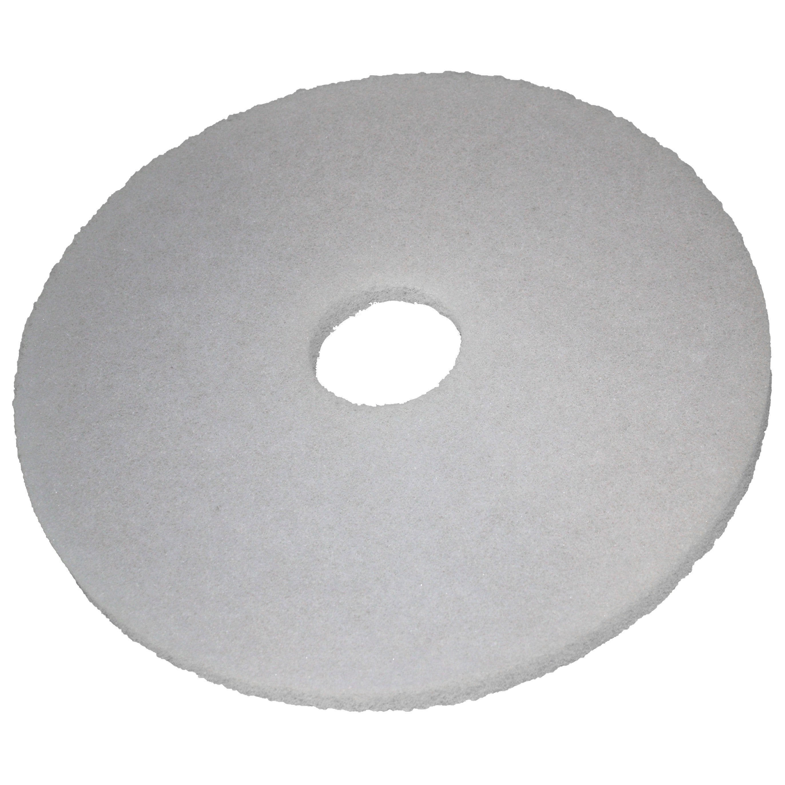 Pad blanc, Ø 457 mm, polyester