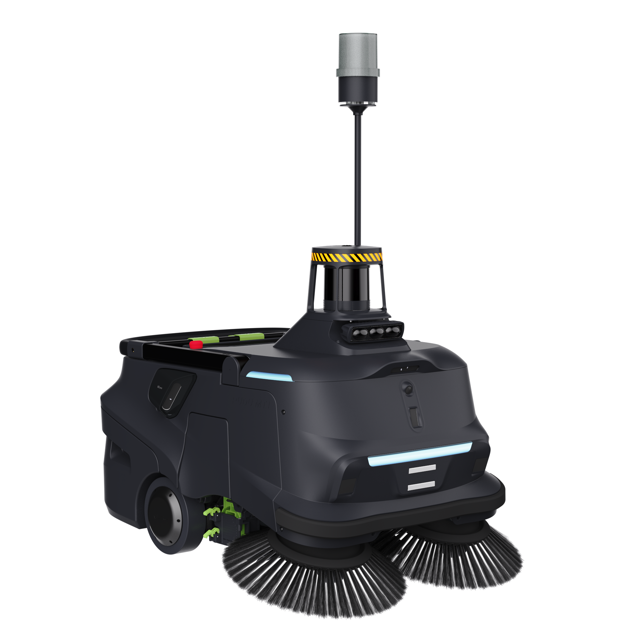 Avec garantie de service. Balayeuse-aspirante robotisée avec IA Pudu MT1 Max