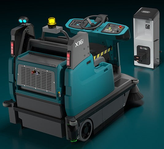 Mit Service-Garantie. Tennant X16 SWEEP Kehrsaugroboter