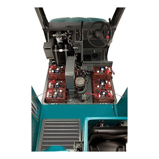Avec garantie de service. Balayeuse-aspirante industrielle autoportée Tennant S20