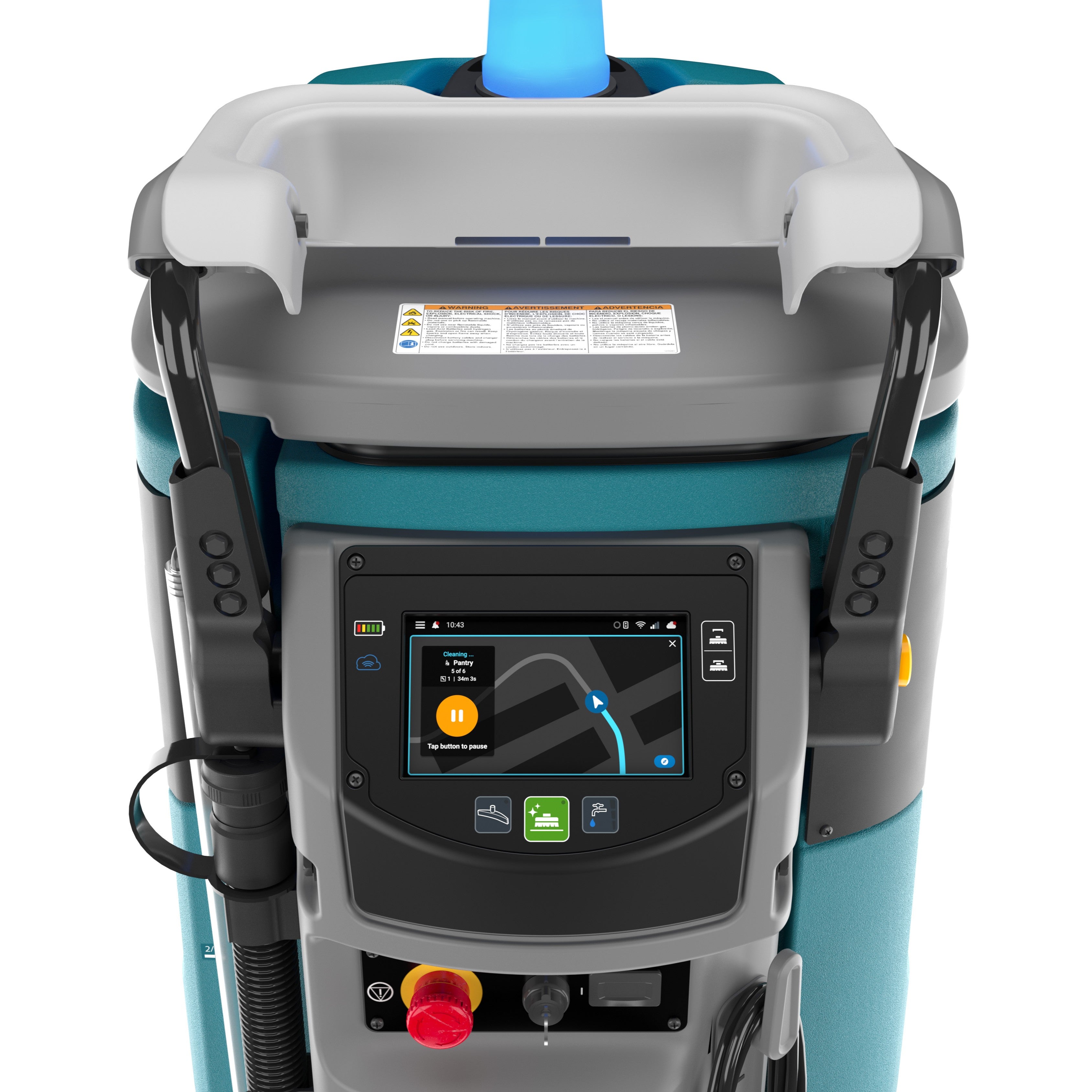 Avec garantie de service. Tennant X4 ROVR autolaveuse autonome