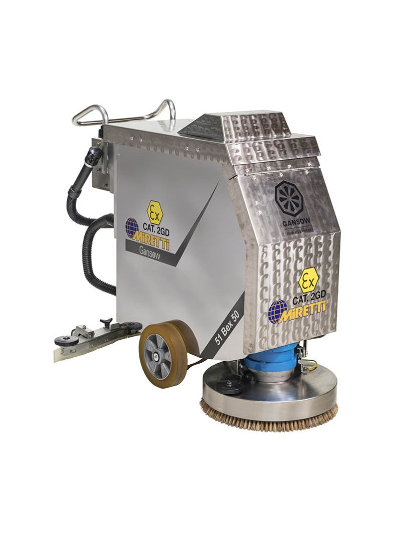 Avec garantie de service. EN autolaveuse antidéflagrante 50 Bex 50