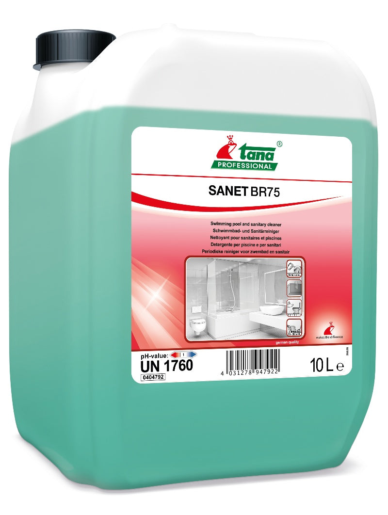 SANET BR-75 nettoyant puisssant pour piscines et sanitaires