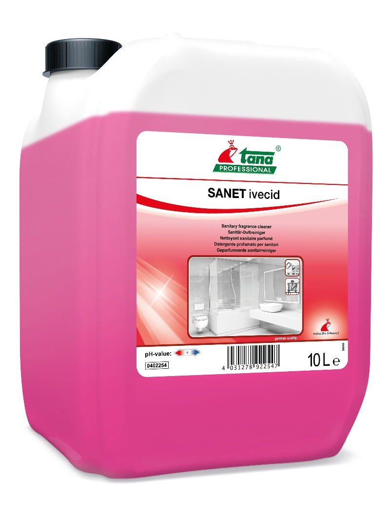 SANET ivecid, nettoyant sanitaire avec une odeur très fraîche