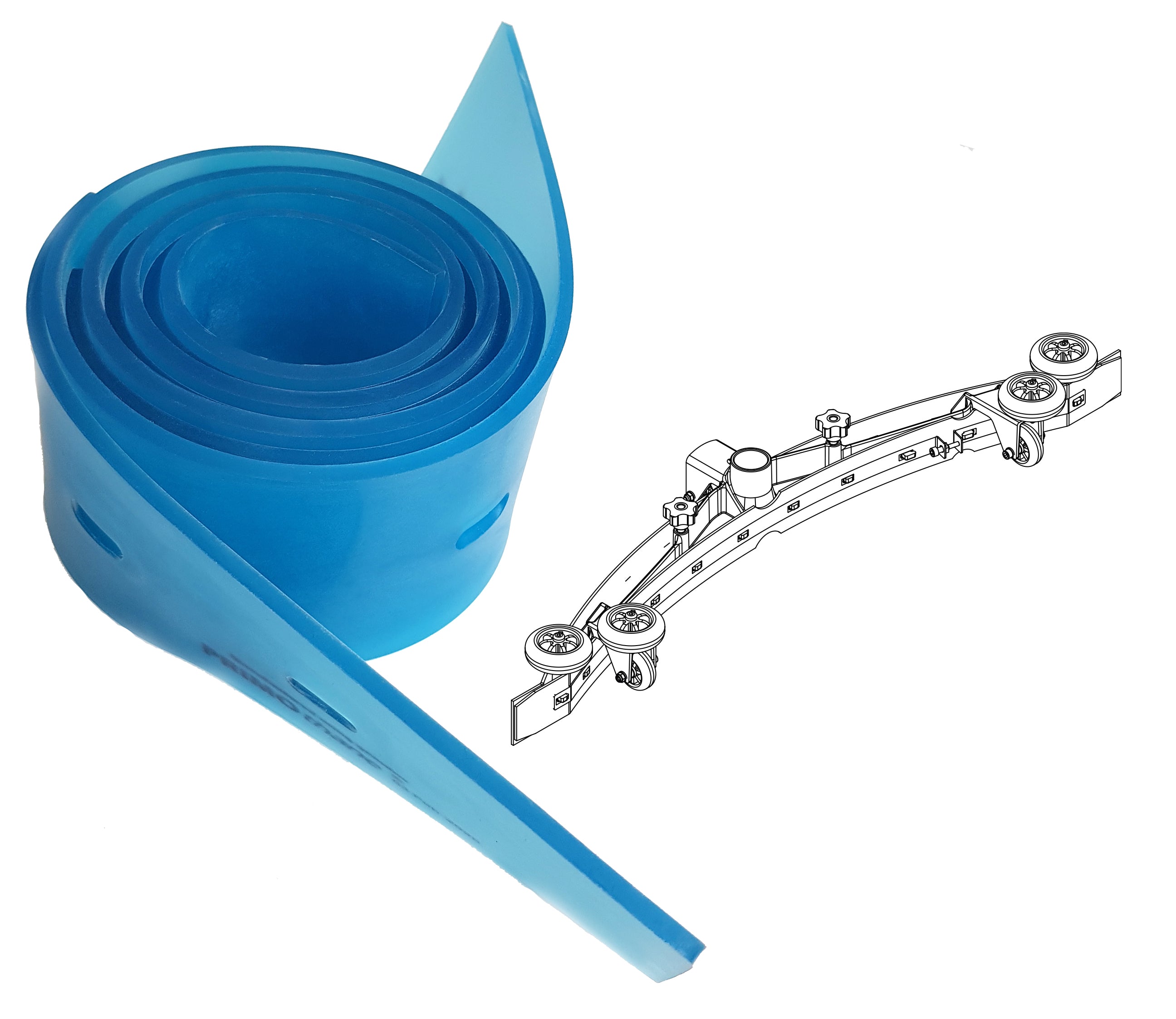 Abstreiflamellensatz fett- und ölbeständig