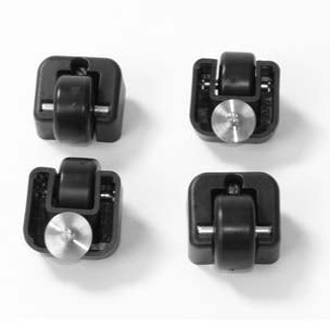 4 schwenkbare Räder