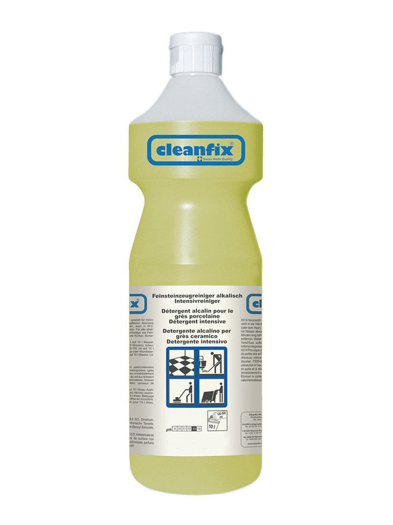 Détergent alcalin pour le grès cérame