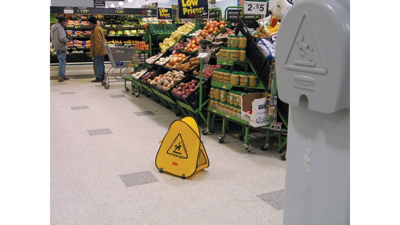 Cône de sécurité dépliant, multilingue