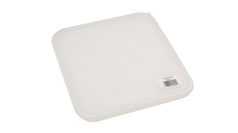 Deckel für viereckige platzsparende Behälter weiss