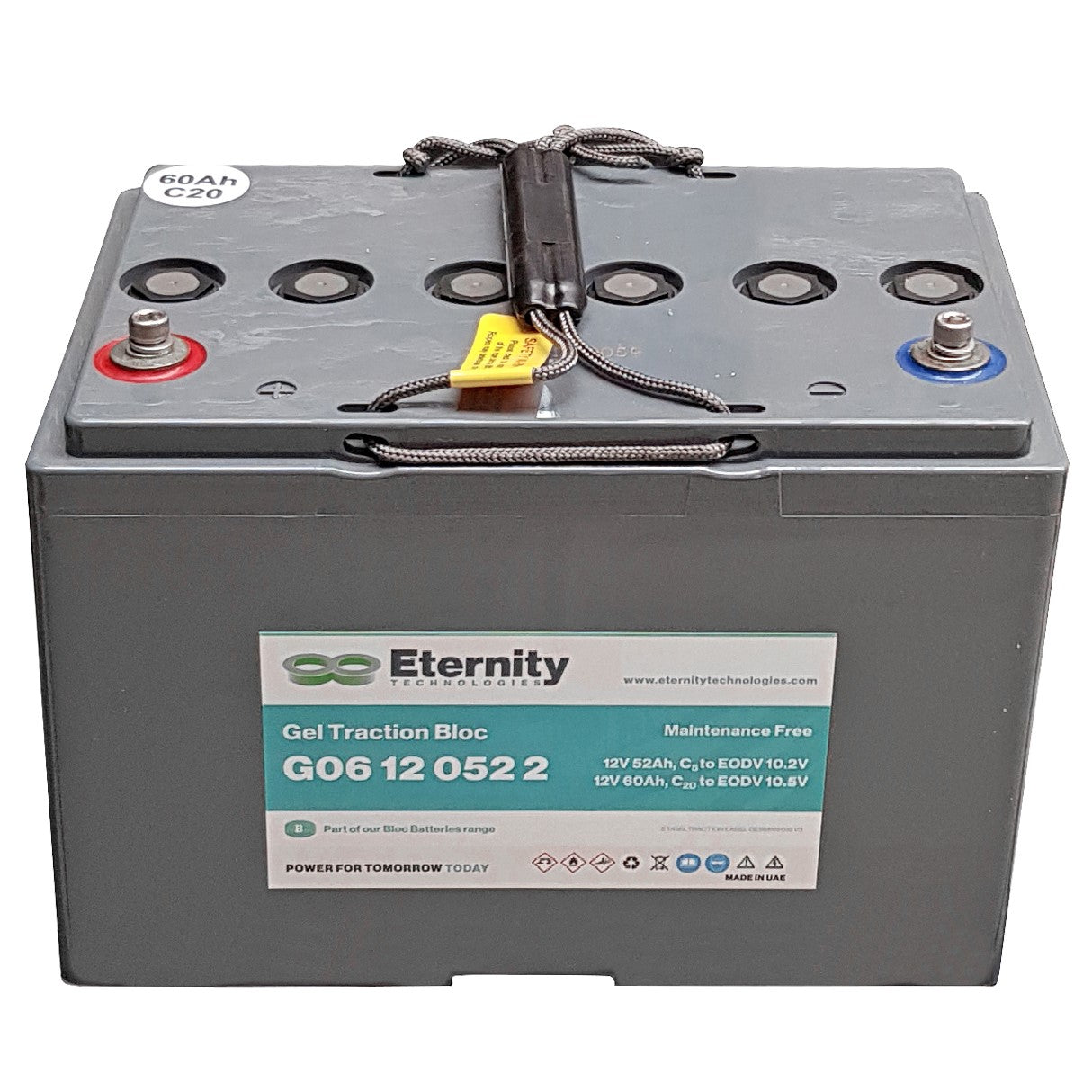 Batterie gel 12 V/52 Ah (C5) Eternity