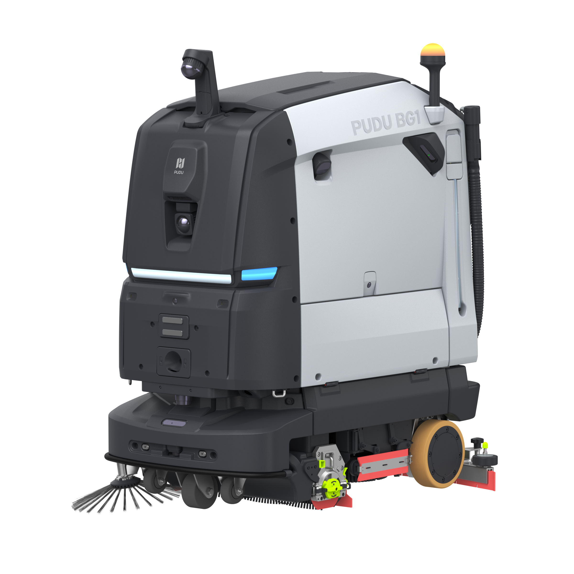 Mit Service-Garantie. Pudu BG1 Pro Scheuersaugroboter