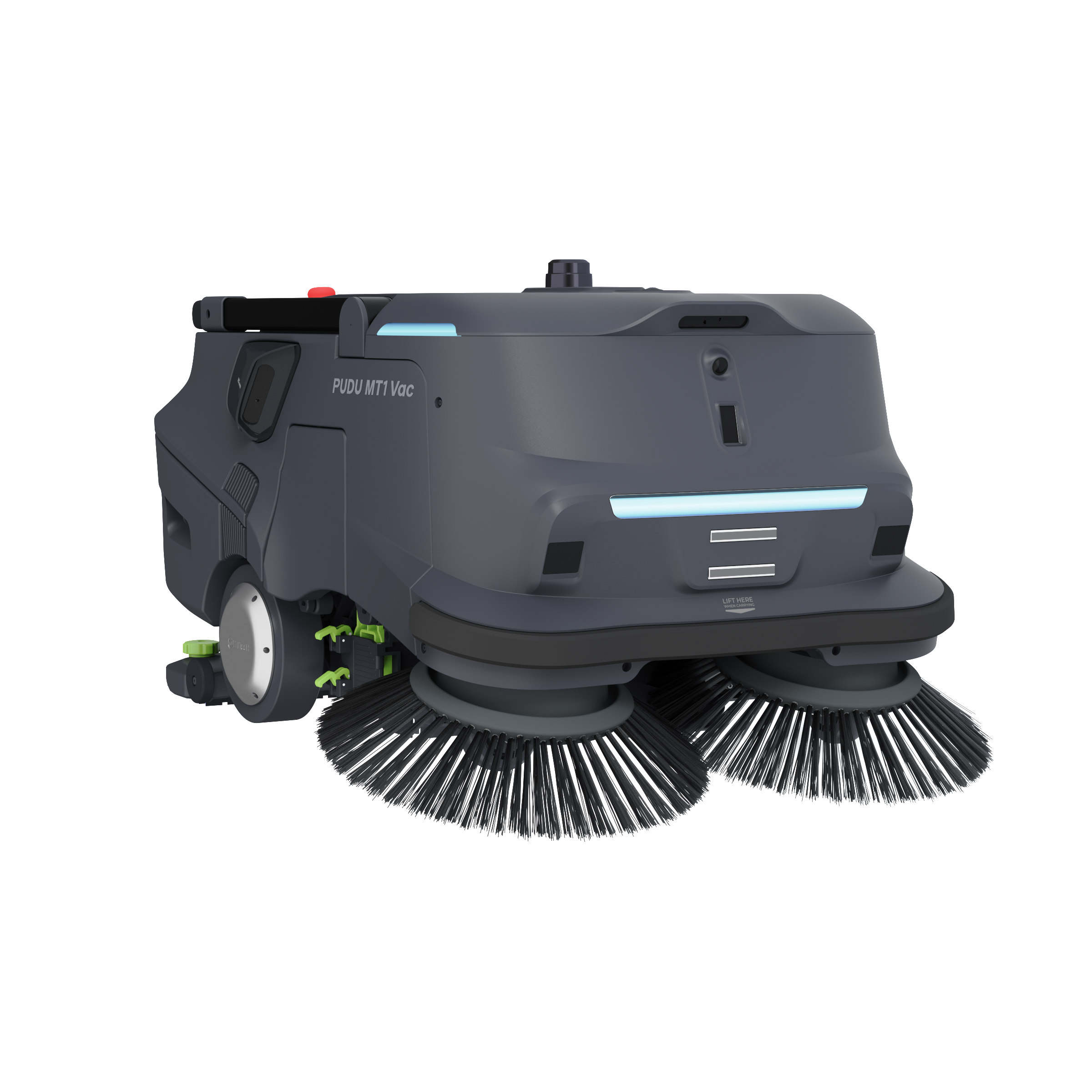 Mit Service-Garantie. Pudu MT1 Vac KI-gesteuerter Kehr- und Staubsaugroboter