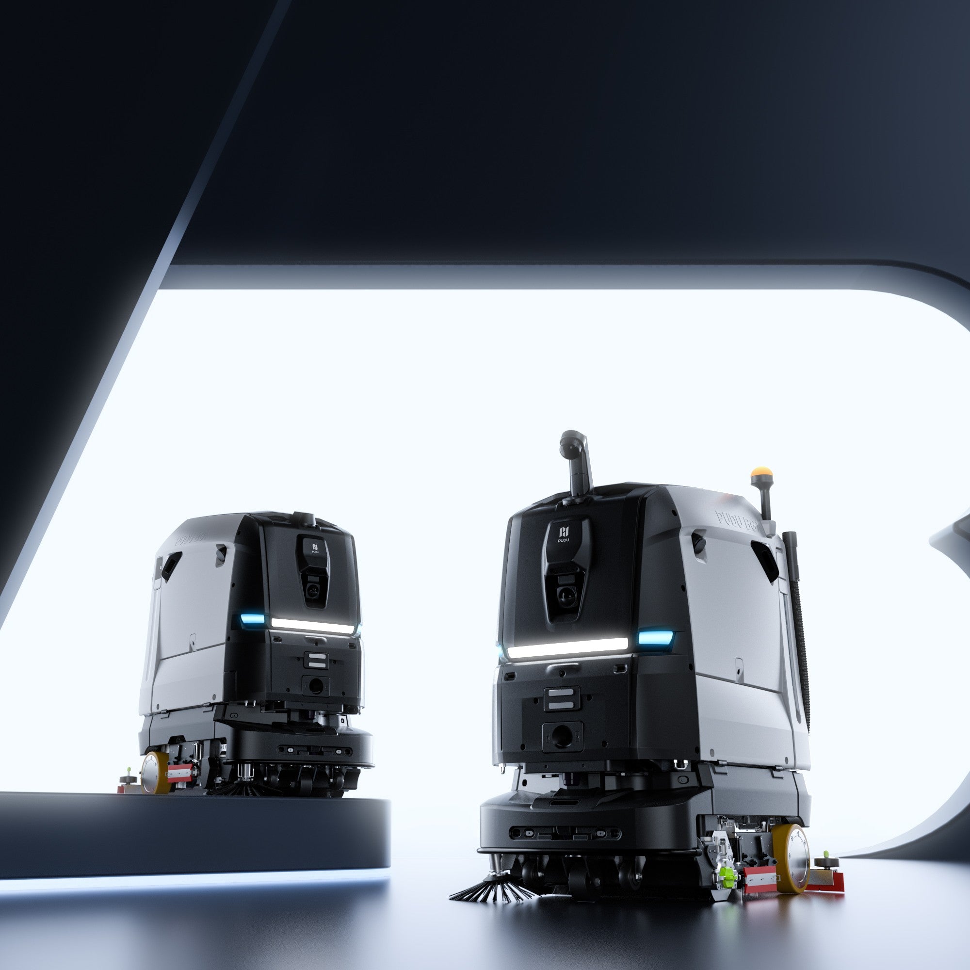 Mit Service-Garantie. Pudu BG1 Pro Scheuersaugroboter