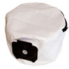 Sac en tissu blanc réutilisable
